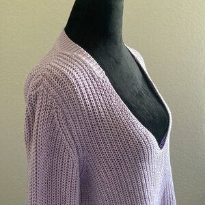 Free People lavender sweater